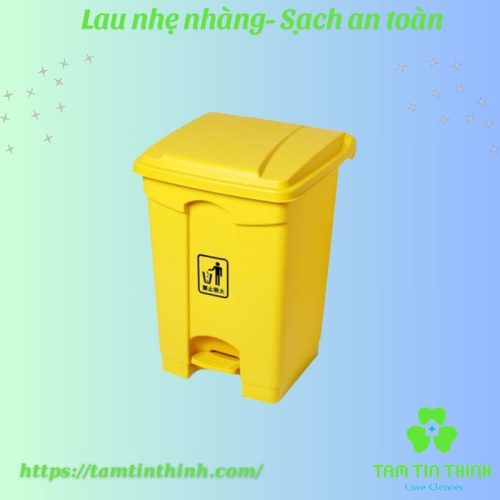 Thùng rác nhựa đạp chân BAIYUN 100L