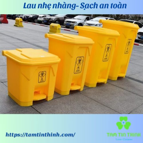 Thung rac nhua dap chan BAIYUN 100L 3