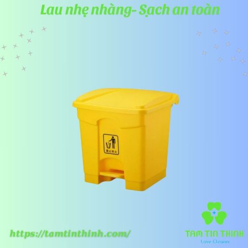 Thùng rác nhựa đạp chân BAIYUN 30L