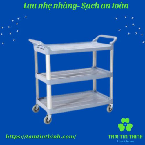 Xe đẩy thức ăn bằng nhựa hàng chất giá không thể rẻ hơn