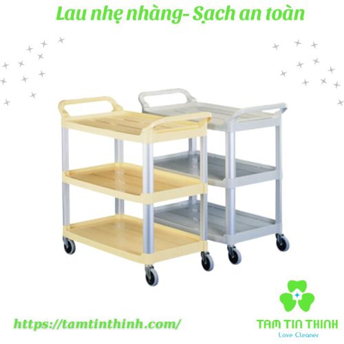 Xe đẩy thức ăn bằng nhựa hàng chất giá không thể rẻ hơn