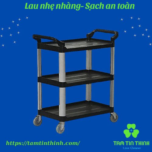 Xe thu gom đồ bẩn bằng nhựa giá rẻ nhất thị trường