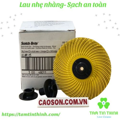 Nham choi 3M Scotch Brite Radial Bristle 2