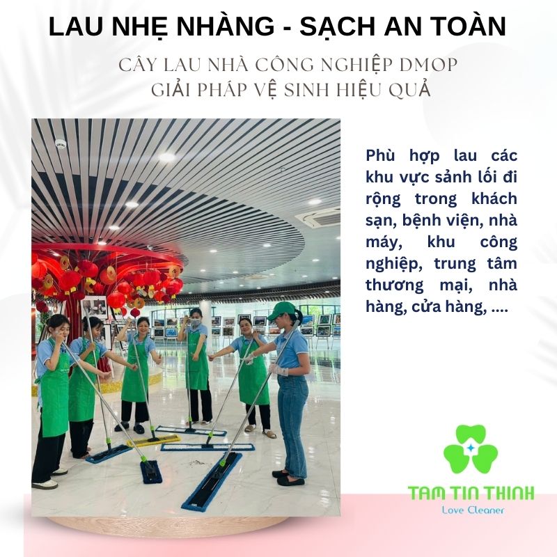 Cây Lau Nhà Công Nghiệp Trợ Vắt Dmop