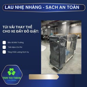 Túi Vải Thay Thế Cho Xe Đẩy Đồ Giặt