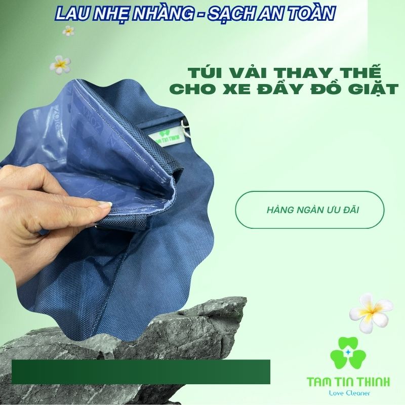 Túi Vải Thay Thế Cho Xe Đẩy Đồ Giặt