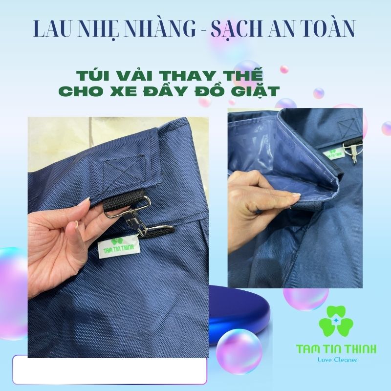 Túi Vải Thay Thế Cho Xe Đẩy Đồ Giặt