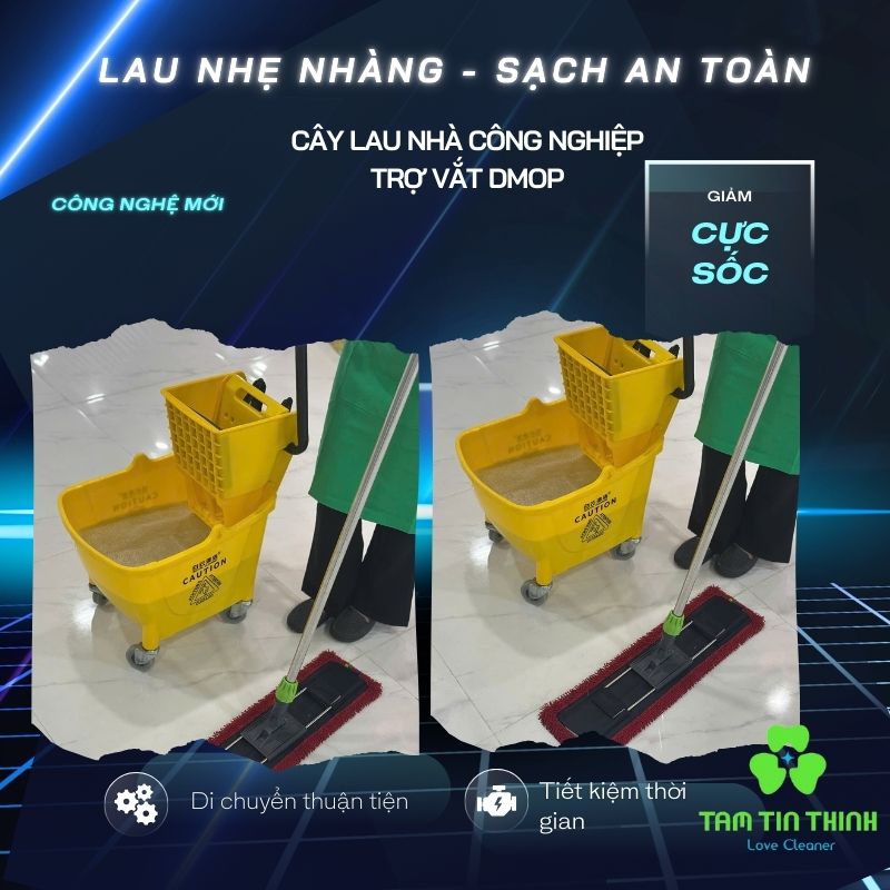 Xô lau sàn công nghiệp