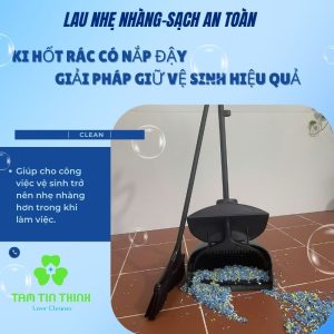 Ki hốt rác có nắp