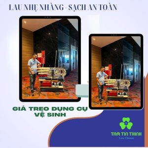 Giá treo dụng cụ vệ sinh
