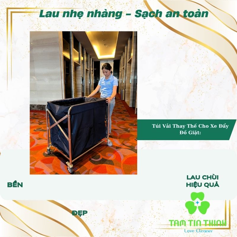 Xe Đẩy Đồ Giặt Xếp Gọn