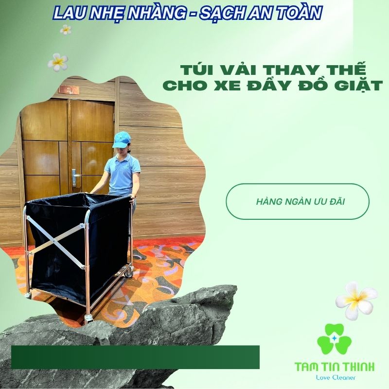 Xe Đẩy Đồ Giặt Xếp Gọn